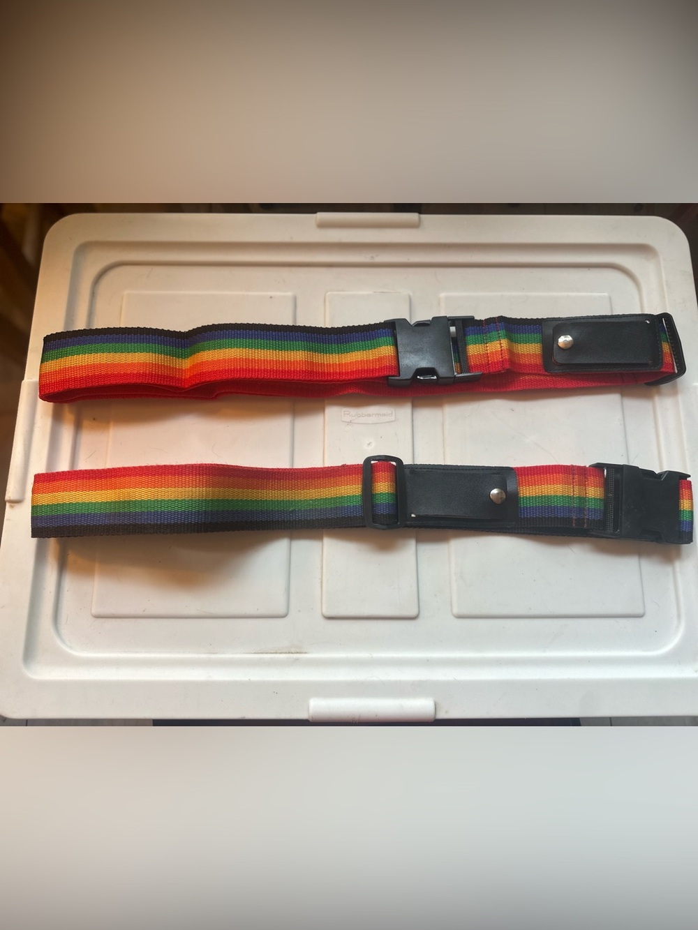 BWOT Rainbow luggage straps